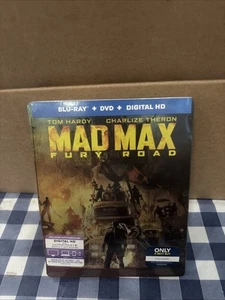 Mad Max: Fury Road (Blu-ray/DVD, 2015) Best Buy Exclusive Steelbook New Sealed - Picture 1 of 6