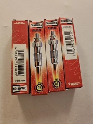 4XNEW GLOG PLUGS CHAMPION MADE IN GERMANY FOR SEAT ALTEA 2.0TDI CH702 N10579802 - Image 1 of 4
