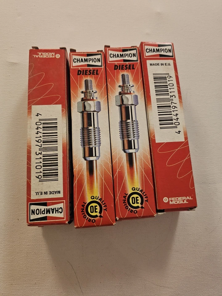 4XNEW GLOG PLUGS CHAMPION MADE IN GERMANY FOR SEAT ALTEA 2.0TDI CH702 N10579802 - Image 1 of 4