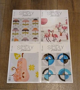 4 Simply Moderne Quilts & Crafts Magazines Issues 24 25 26 27 Patterns Included - Picture 1 of 24