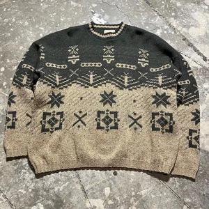 Vintage Woolrich Abstract Wool Sweater RARE - Picture 1 of 4