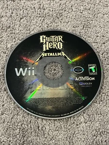 Guitar Hero: Metallica (Nintendo Wii, 2009) solo disco - ¡Probado y funcionando! Video - Imagen 1 de 2