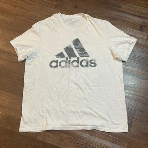 Adidas T Shirt Herren weiß XL Grafik Camouflage Logo Basketball Fußball Soccer - Bild 1 von 11