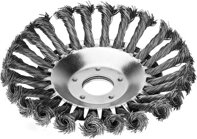 Hoja recortadora de cuerda universal de 6" - plateada, cabezal de cepillo de alambre giratorio Foto 1 de 4