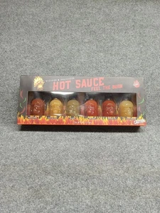 Vicious & Delicious Mini Skull Hot Sauce 6-Pack Gift Box Christmas Gift Sets NEW - Picture 1 of 3