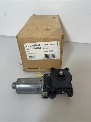97-05 GM Rear Door-Window Motor 22656481 New Old Stock NOS OEM Factory - Image 1 of 4