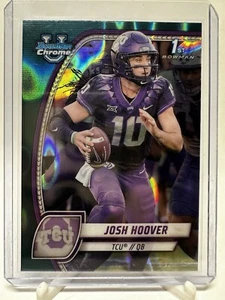 2024 Bowman Chrome U Josh Hoover TCU Green Wave - Picture 1 of 2