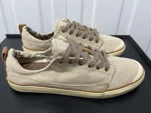 Reef Shoes Walled Trainers Beige Low Top Round Toe RF008165 einmal getragen UK 5 - Bild 1 von 8