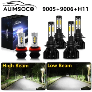 For Toyota RAV4 2007-2011 2012 Combo 6000K LED headlight & Fog Light Bulbs Kit - Picture 1 of 12