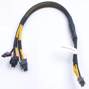 MINI 8pin to 6+8pin Power Adapter Cable For Dell G14 R740 and GPU TR5TP 35cm - Picture 1 of 7