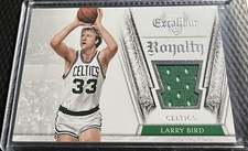 2014-15 Panini Excalibur Larry Bird Celtics Royalty Game Used Jersey #38 - SP