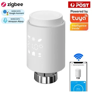 WiFi Heater Thermostat Auto Valve Radiator Actuator APP Temp Control Smart Home - Picture 1 of 11