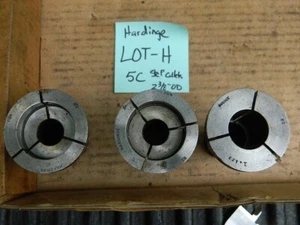 Hardinge Drehmaschine 2 3/8" OD 5C DEEP Spannzangen 1 11/16" 1,123" 1 5/8" 3 Stck. SET - H - Bild 1 von 4