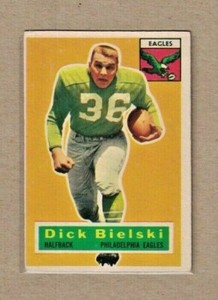 1956 Topps Football Philadelphia Eagles Dick Bielski #76