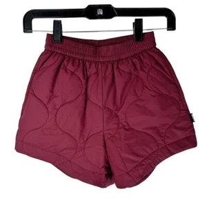 MOLO NWOT Girl's Luxury Burgundy Chic Contemporary Shorts Stylish Stitching 128 - Picture 1 of 5