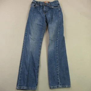 Old Navy Jeans Girls 14 Casual Pockets 5 Pocket Outdoors Blue Denim Skinny - Picture 1 of 12
