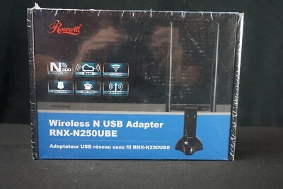 Rosewill RNX-N250UBE (RNWD-11006) Wireless N USB Adapter NIB Sealed NOS - Image 1 of 4