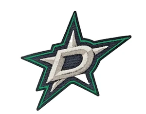 Parche bordado con logotipo del equipo Dallas Stars NHL de 3 pulgadas hierro/coser - Imagen 1 de 3