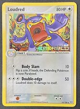 Original Pokémon TCG Loudred Ex Emerald Set Card 35/106 Reverse Holo Stamped