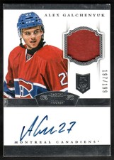 2013-14 Panini Dominion Alex Galchenyuk Rookie Auto Patch /199 #199 Montreal