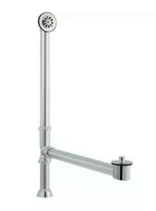 Mirabelle CAST IRON Clawfoot Tub Drain Kit with Overflow Polished Chrome - Picture 1 of 1