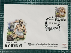 Djibouti Mahatma Gandhi First Day Cover 2020 Historical Figures Famous People - Picture 1 of 1