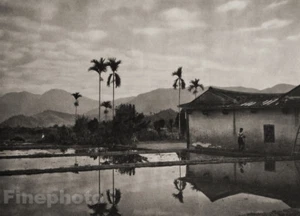 1929 TAIWAN Original Photo Gravure DAIRIN CHINESE FARM Landscape Asia Art GRAEFE - Picture 1 of 1