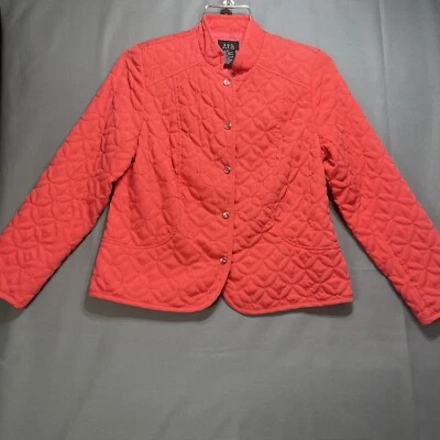 Chaqueta de equitación acolchada RQT Petite PM para mujer talla chaqueta melocotón floral Foto 1 de 4