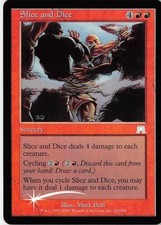 Slice and Dice *FOIL Uncommon* Magic MtG x1 Onslaught SP