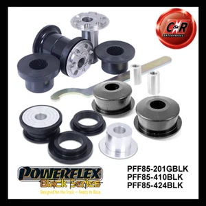 Powerflex Black Fr 30mm Arm Camber & Rr + Subfr Rr Bushes For Seat Toledo2 99-04 - Picture 1 of 10