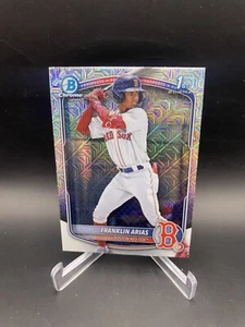 2025 Bowman Chrome Franklin Arias 1° rifrattore Mojo #BCP-67 Boston Red Sox - Foto 1 di 2