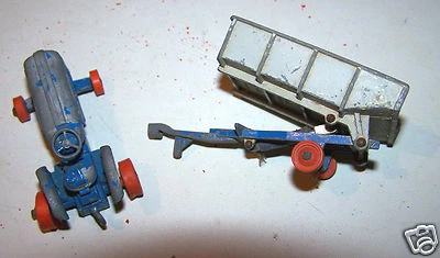 @£ EPOQUE DINKY, MATCHBOX KINGSIZE  N°11 FORDSON TRACTOR + WHITLLOCK ENGLAND  - Photo 1/4