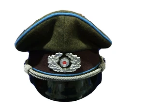 WW2 German Army Crusher Hat All Piping All Sizes Cap Hats WWII - Picture 1 of 11
