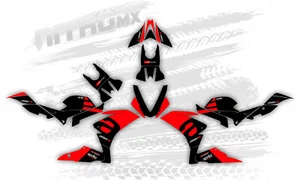 Grafik Set passend Aprilia RSV4 2009 2010 2011 2012 2013 2014 2015 Premium Dekor - Bild 1 von 1