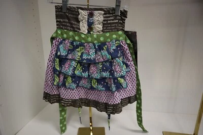 Camiseta sin mangas Mostaza Pie Niñas Rigby Delantal Corbata Talla 5 *Adorable* Foto 1 de 2