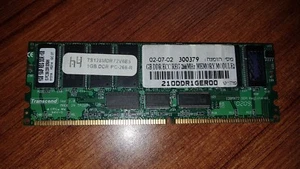 TRANSCEND TS128MDR72V6E5 memory - 1 GB - DIMM 184-pin - DDR - Picture 1 of 1