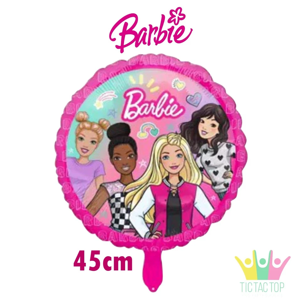 Barbie Theme Foil Balloon Set Party Decorations Supplies Lolly Loot Bag Friend - image 1 of 1