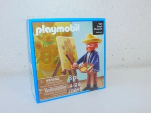Playmobil 70686 Vincent van Gogh sunflowers Van Gogh Museum Amsterdam MISB NEW  - Picture 1 of 3
