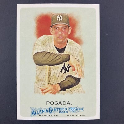 Jorge Posada 2010 Topps Allen & Ginter's Card #143 MLB New York Yankees - Image 1 of 2