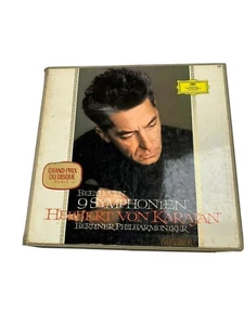 Vintage 1965 8x Lp's Record Vinyl Herbert Von Karajan Beethoven Symphonies - Picture 1 of 6