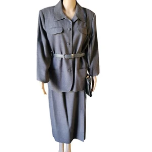 Conjunto de traje de 5 piezas Alfred Dunner Business Attire hecho en EE. UU. Lote Talla: 14 - 16 - Imagen 1 de 12