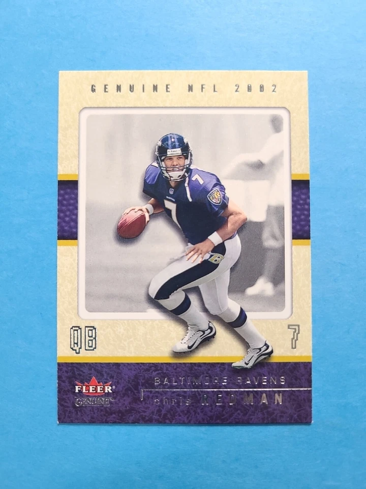 Tarjeta de fútbol americano genuina Chris Redman 2002 Fleer # 106 G8273 Foto 1 de 1