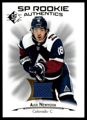 2021-22 SP Rookie Authentics Jersey Alex Newhook Jersey 1 color Colorado - Image 1 of 2