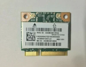 Lenovo IdeaPad S510P Touch 20299 15.6" Genuine Wireless WiFi Card + BT QCWB335 - Picture 1 of 2