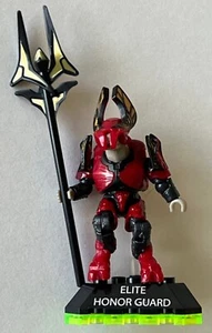 Mega Construx Halo Heroes Series 3 ELITE HONOR GUARD with Staff & Display Stand - Picture 1 of 2