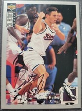 1994-95 Upper Deck Collectors Choice SILVER SIGNATURE Bobby Hurley #132