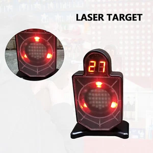 Electronic Laser Target Dry Fire Training Laser Induction Counting  With light - Picture 1 of 11