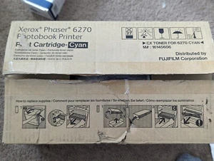 Neu versiegelt Xerox Phaser 6270 CYAN Tonerkassette Fotobuch Drucker 16145620 - Bild 1 von 2