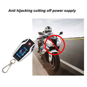 Motorcycle Alarm System 48‑145V 2 Way Alarm PKE Entry Automatic Lock Unlock For