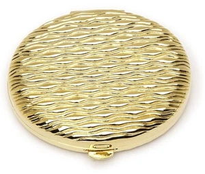 Estee Lauder Solid Perfume Powder Compact "Waves of Gold" - Picture 1 of 1